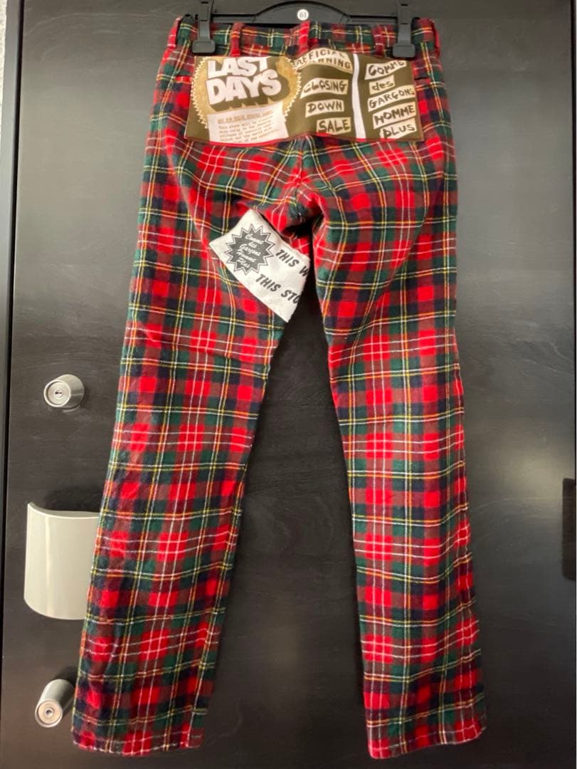 Y*様 最終価格　HOMME PLUS 08AW タータンチェックパンツ