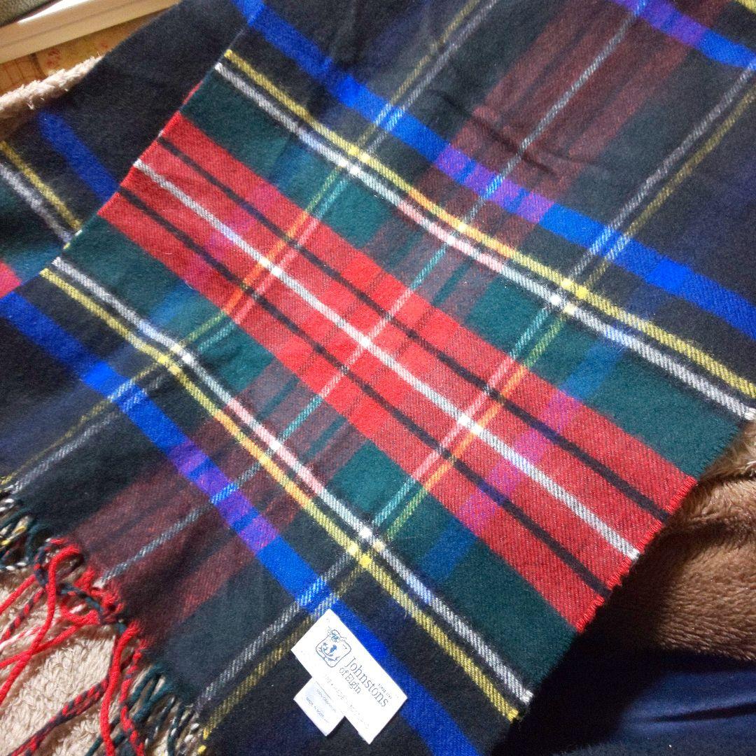 Johnstons of Elgin カシミヤ マフラー　中判サイズ