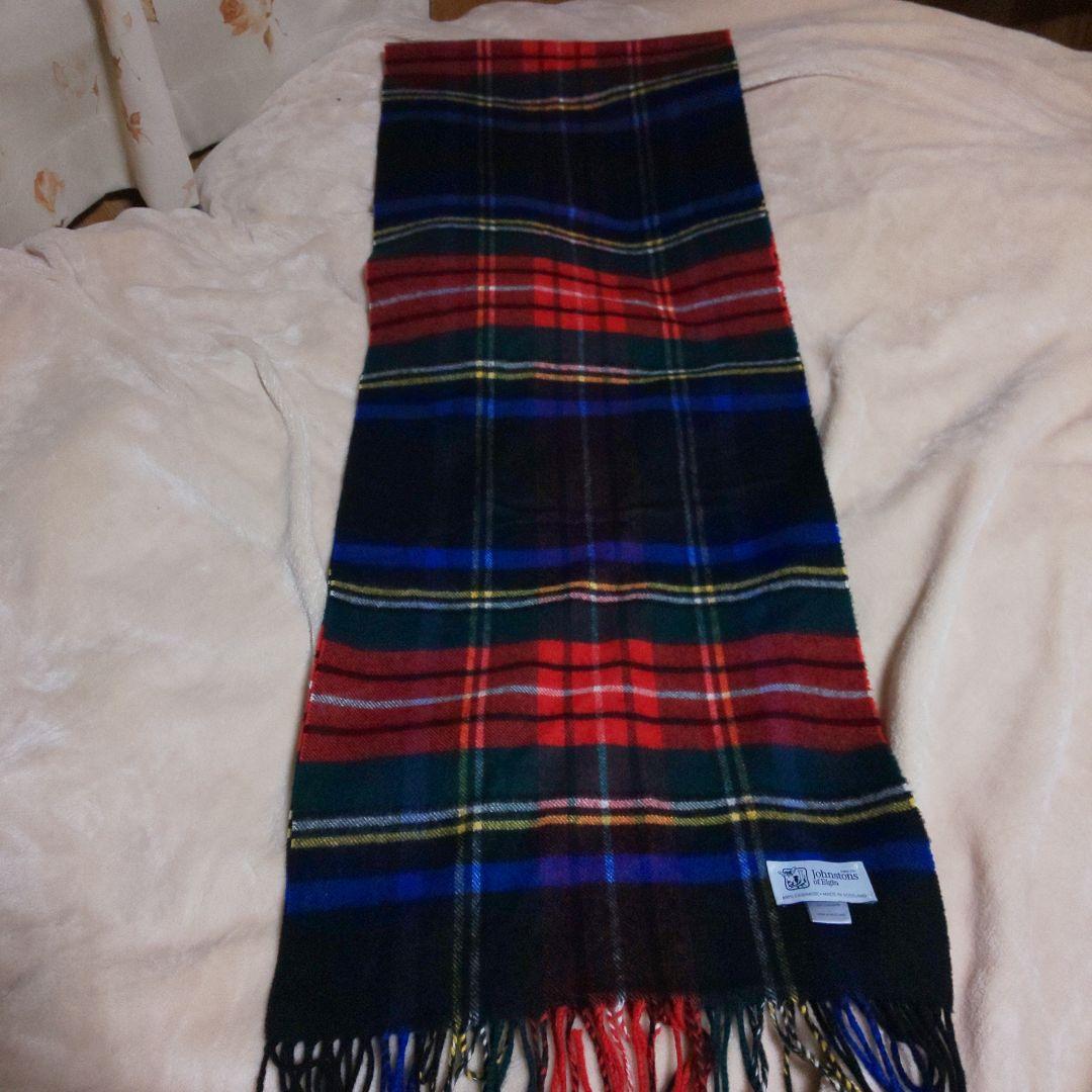 Johnstons of Elgin カシミヤ マフラー　中判サイズ