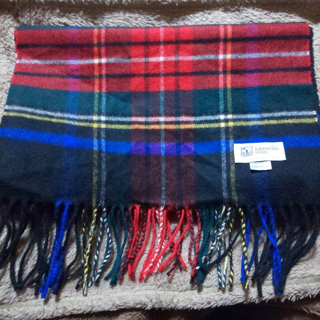 Johnstons of Elgin カシミヤ マフラー　中判サイズ