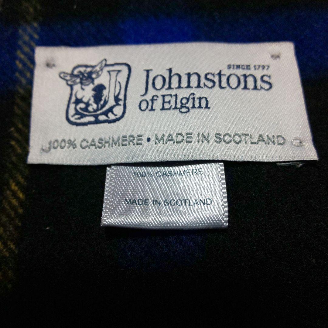 Johnstons of Elgin カシミヤ マフラー　中判サイズ