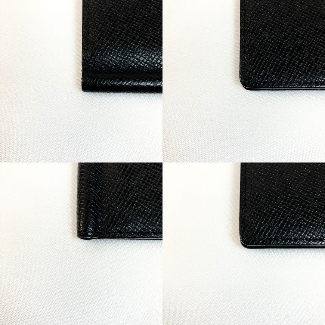 【極美品】ルイヴィトン　タイガ　ポルトフォイユ パンス　マネークリップ　ブラック