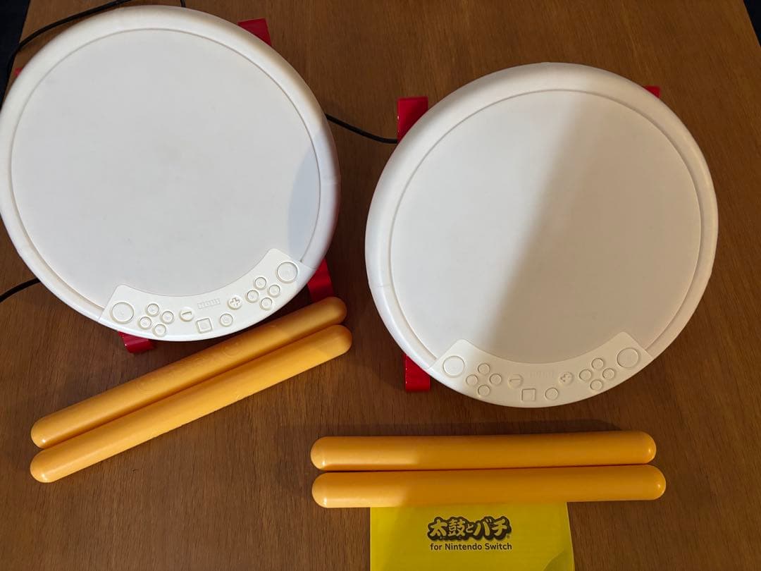 （美品）太鼓の達人 太鼓2個セット　Nintendo Switch