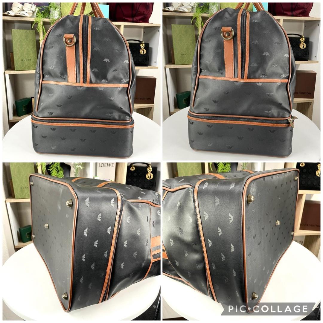 大容量 EMPORIO ARMANI 2way ボストンバック