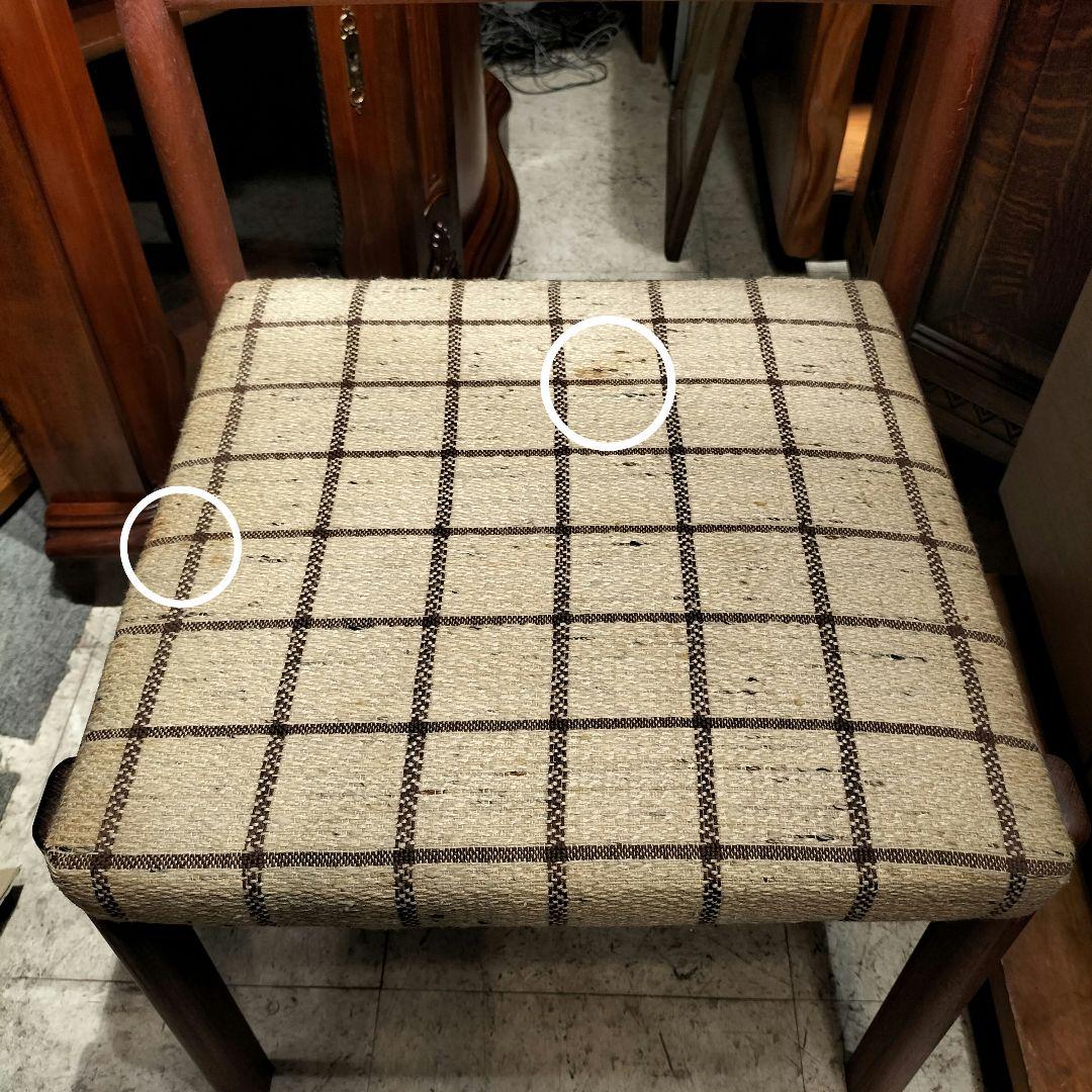 M♦店頭引取専用価格　希少 北欧ビンテージ チークダイニングチェア２脚