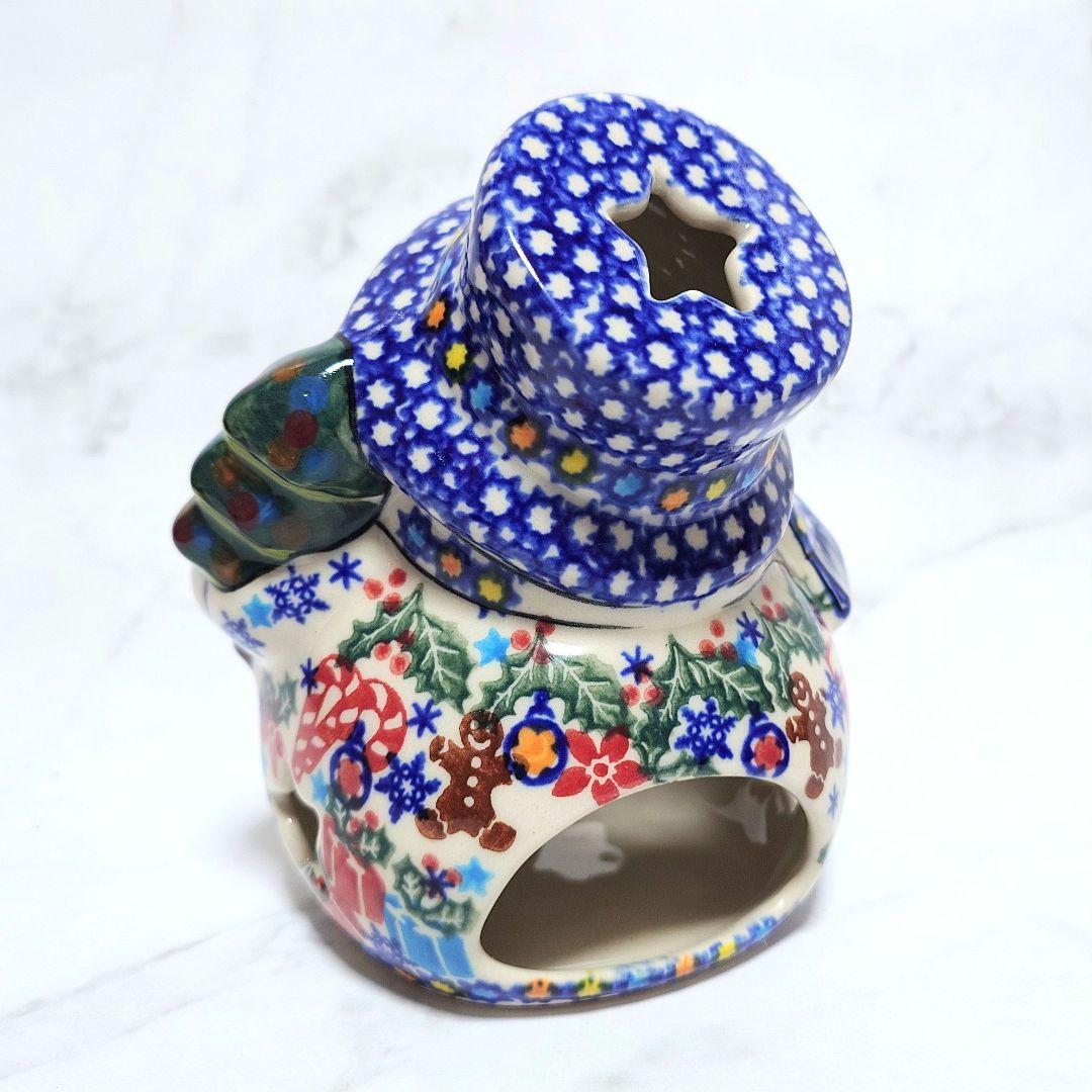 新品 ポーリッシュポタリー VENA社 持ったスノーマン 最高級デザイン