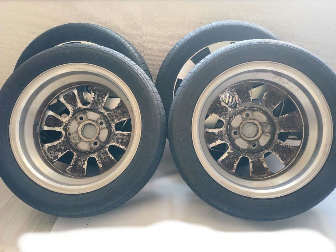 ワゴンRスティングレー　純正ホイールタイヤ4本セット　165/55R14