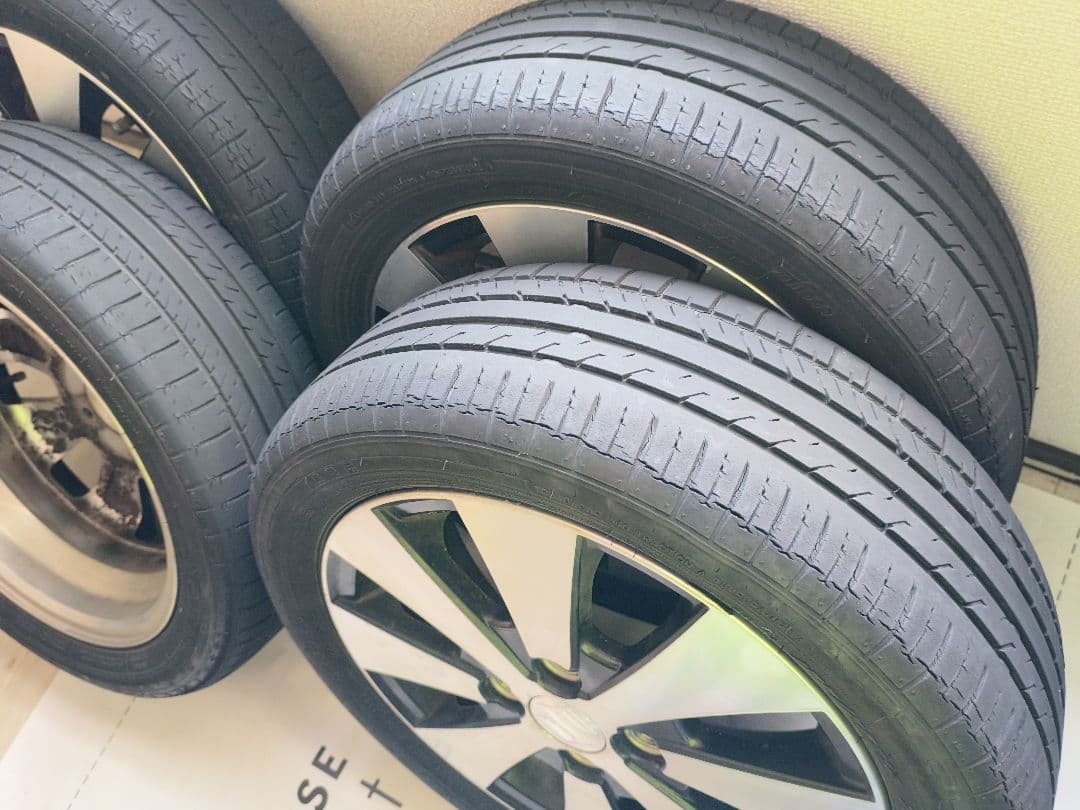 ワゴンRスティングレー　純正ホイールタイヤ4本セット　165/55R14