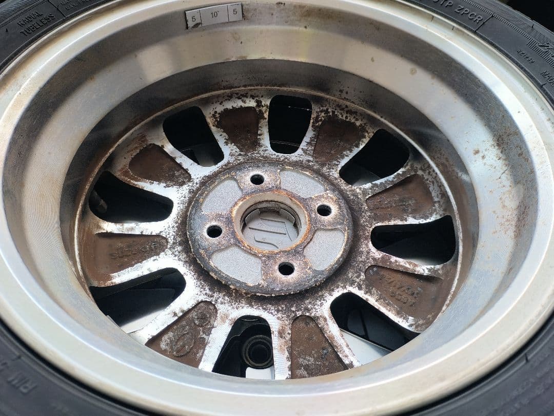 ワゴンRスティングレー　純正ホイールタイヤ4本セット　165/55R14