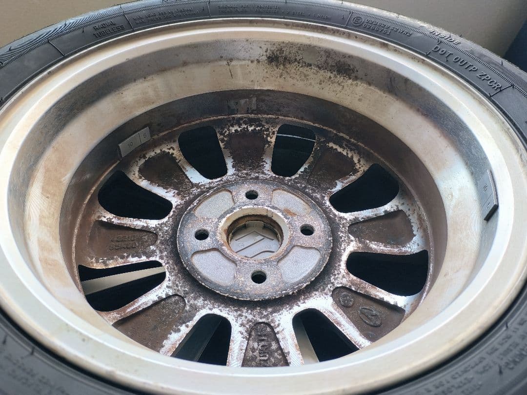 ワゴンRスティングレー　純正ホイールタイヤ4本セット　165/55R14