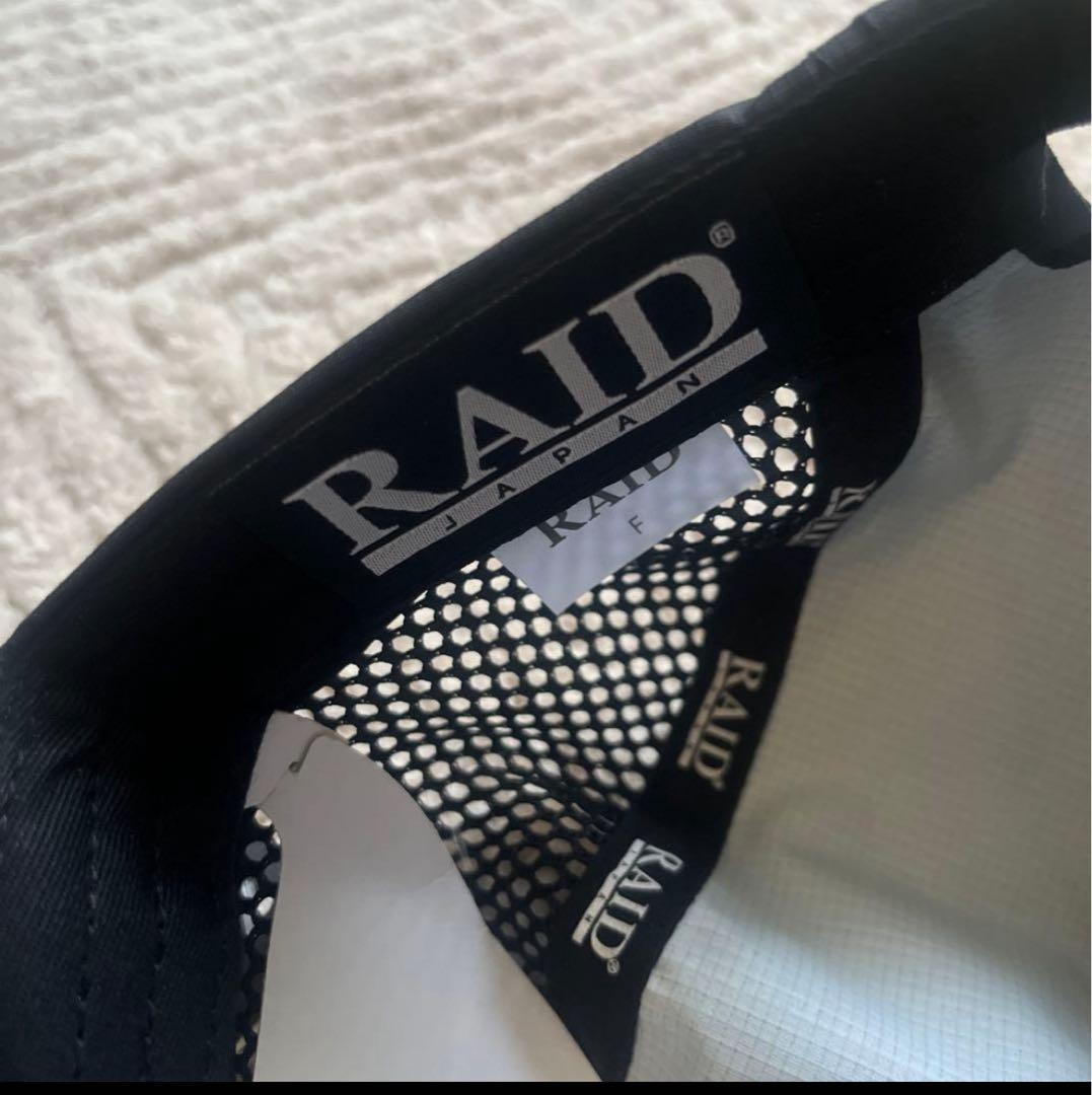 レイドジャパン　サイドメッシュナイロンキャップ　ブラック