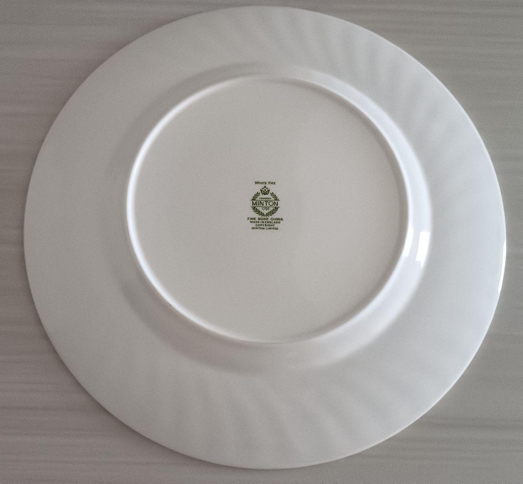ミントンホワイトディナープレート6枚セット　未使用