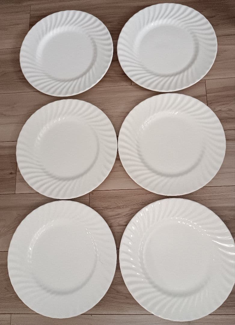 ミントンホワイトディナープレート6枚セット　未使用