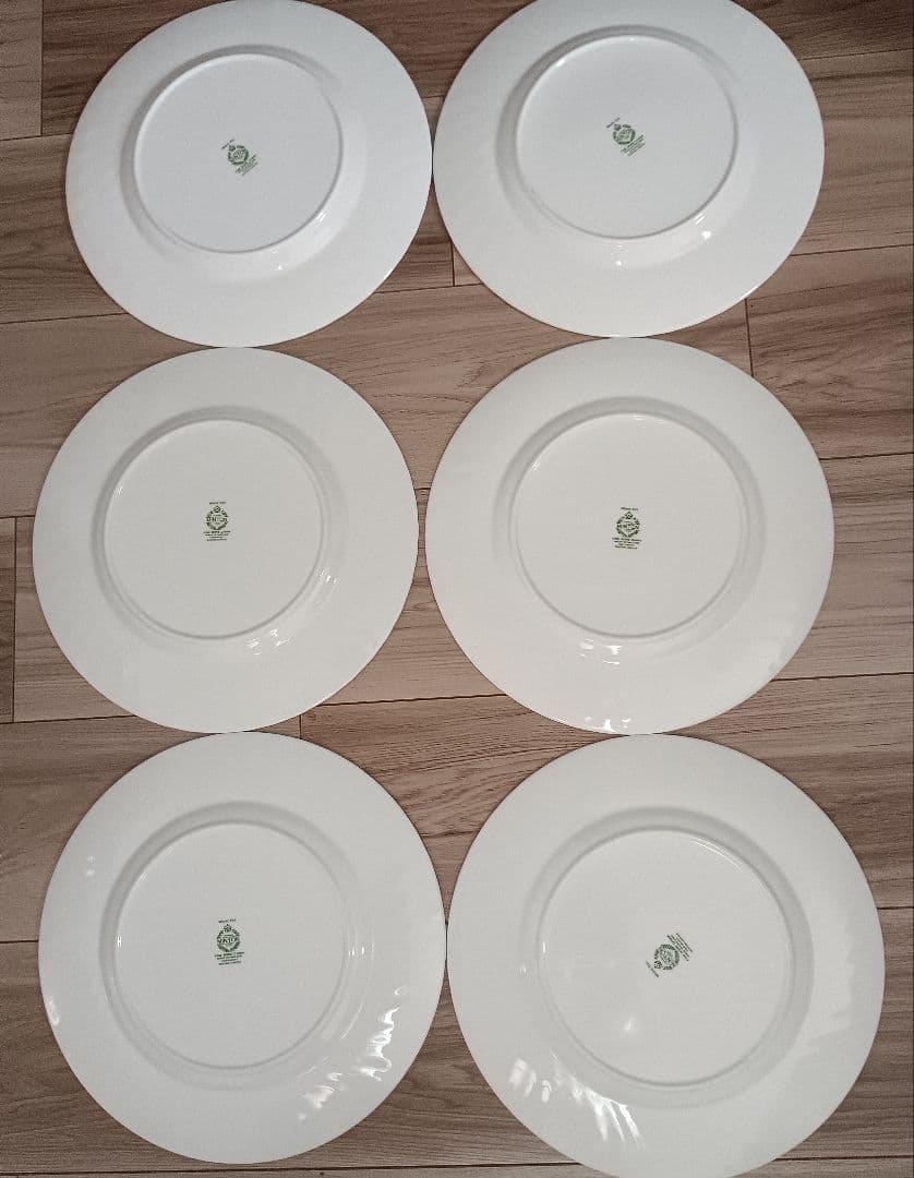 ミントンホワイトディナープレート6枚セット　未使用