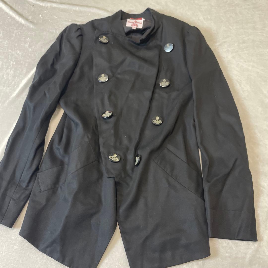 Vivienne Westwood ダブルブレスト　変形　オーブ　ボタン　アシメ