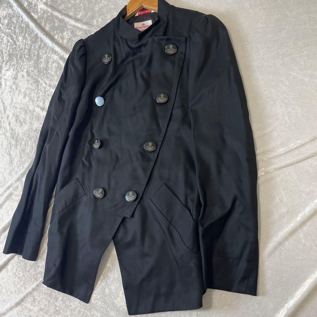 Vivienne Westwood ダブルブレスト　変形　オーブ　ボタン　アシメ