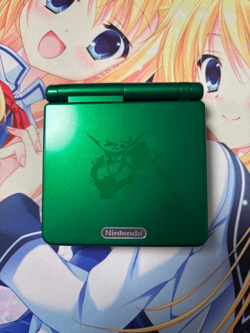 ゲームボーイアドバンスSP レックウザエディション 正規品　エメラルド