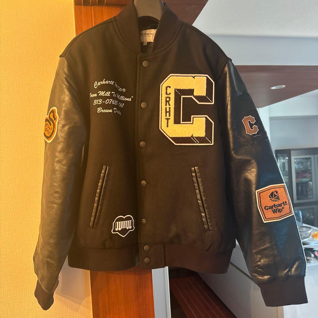 Carhartt Brown Ducks Bomber M ブラック
