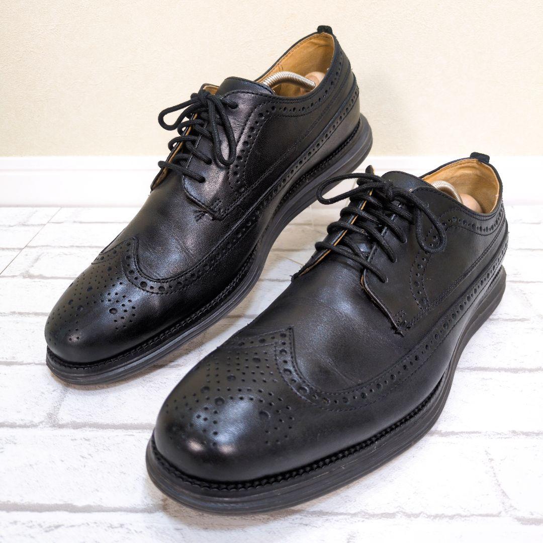 極美品　COLEHAAN　コールハーン　GRAND.OS　ウイングチップ　外羽根