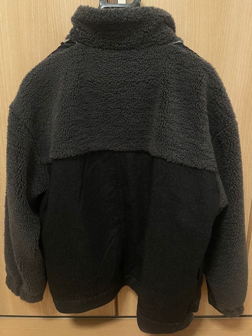 レプシィム デニムボアドッキングジャケット ブラック×チャコール