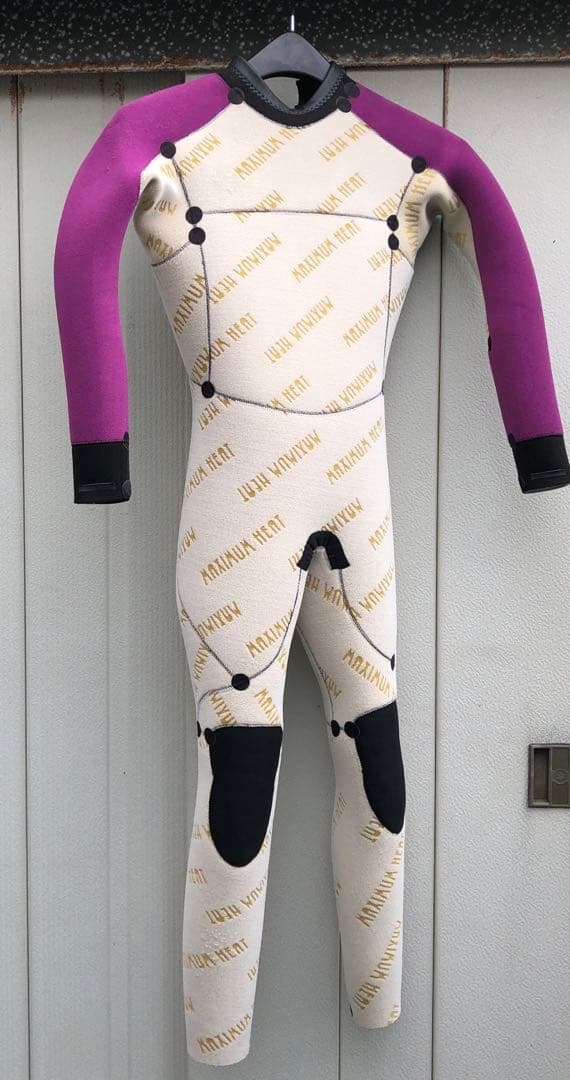 FELLOW セミドライ 5×3mm ウェットスーツ150 冬用裏起毛スキン美品