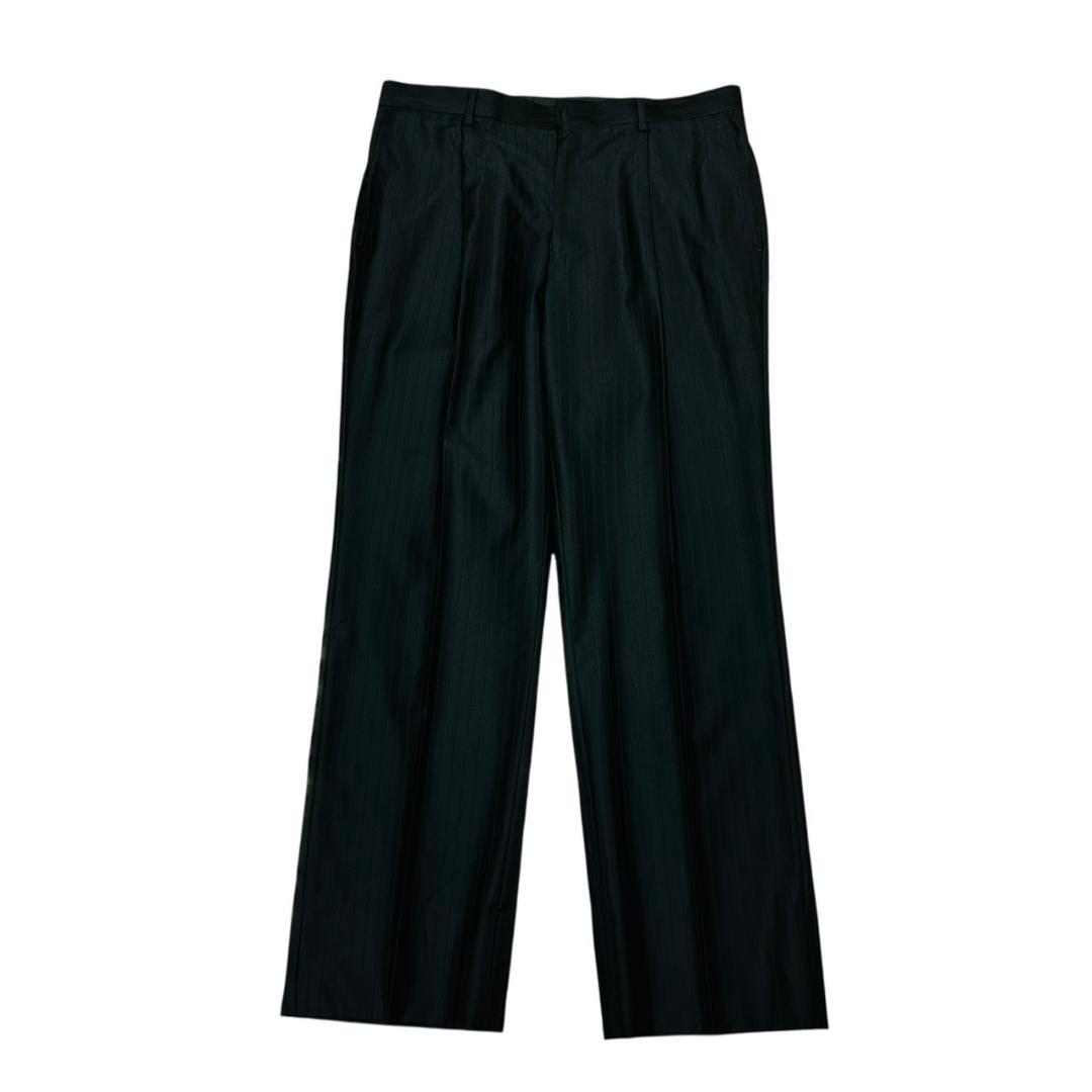 最高級 ロロピアーナ タスマニアン ダーバン スーツ AB6 黒 光沢 ウール