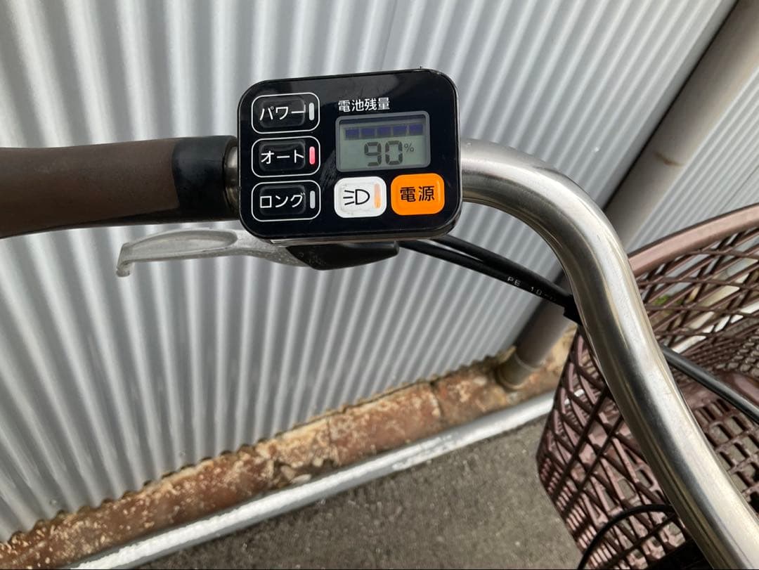 パナソニック最新機種電動アシスト自転車vivi26インチシルバーアルミボディー