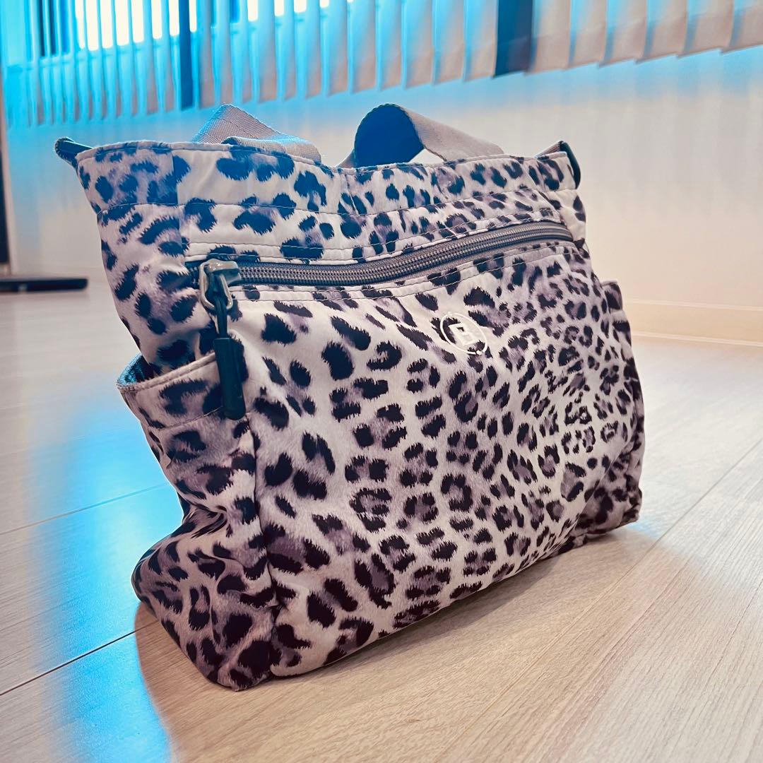 BRIEFING 2WAY カートバッグ レオパード柄