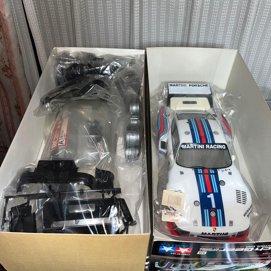 新品　タミヤRCタムテックギアPorsche 935 ➕完成品ボディ，2点です。