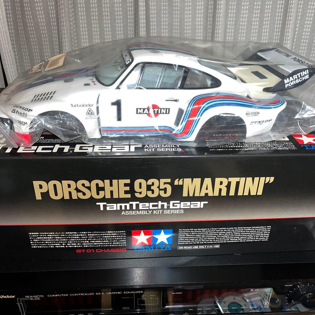 新品　タミヤRCタムテックギアPorsche 935 ➕完成品ボディ，2点です。