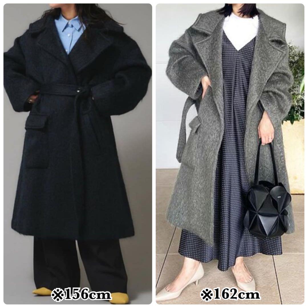 【COLUMN】定価13.2万　ウールシャギーコート　アルパカ　モヘア　38