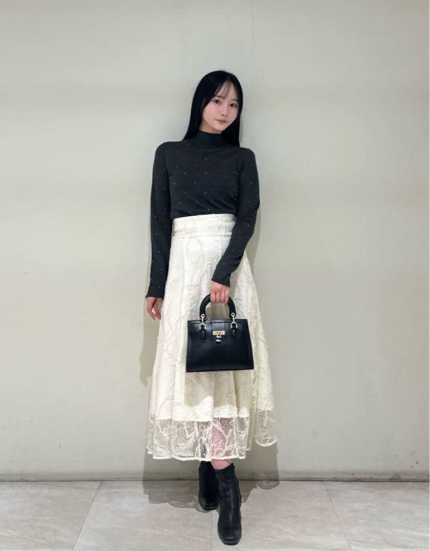 SNIDEL バックオープンニットプルオーバー