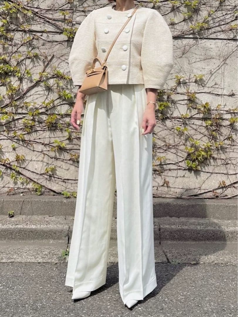 美品✨Cygne シーニュツイードジャケット Lydie ベージュ