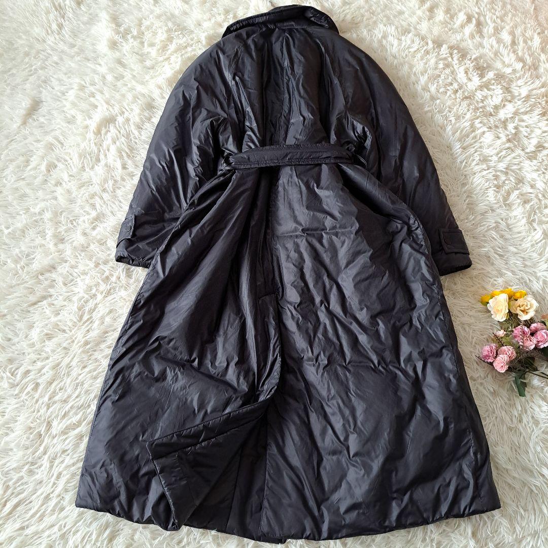 美品 ザラꕤ近年モデル 現行タグ トレンチ風 ベルト付 テーラード ロングコート