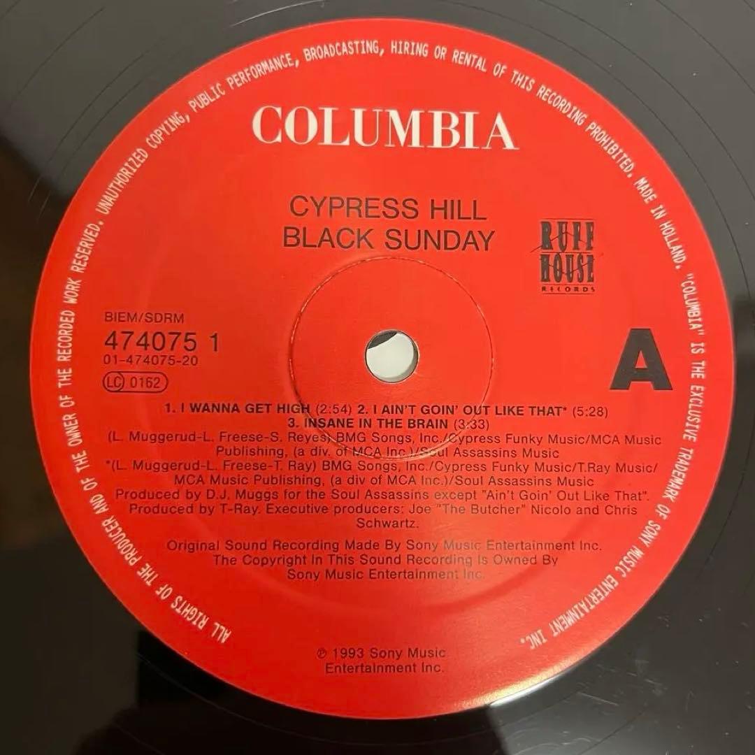 Cypress Hill Black Sunday 2LP レコード