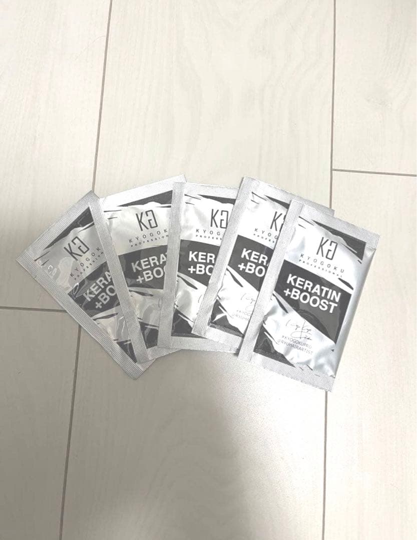 KYOGOKU ケラチンシャンプー 2本 & ケラチンブースト 3g 5個