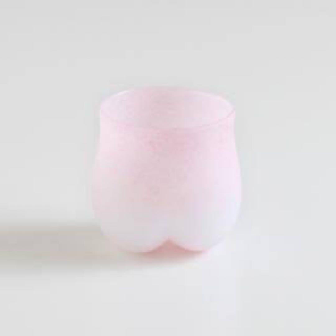 美観堂　ゆれる桃尻グラス