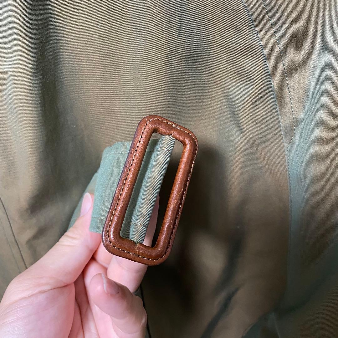 【美品】バーバリー　Burberry ステンカラーコート　ベルト付 レディース