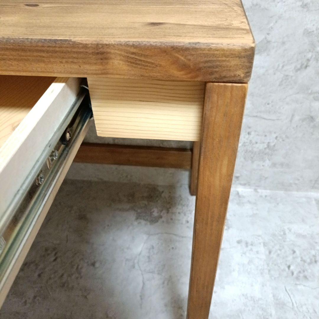 希少品　無印良品　パイン材デスク　机　引き出し