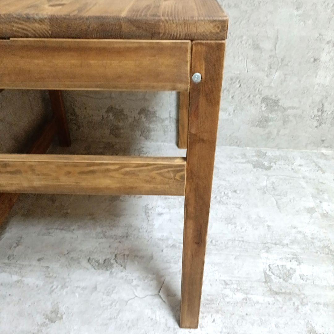 希少品　無印良品　パイン材デスク　机　引き出し