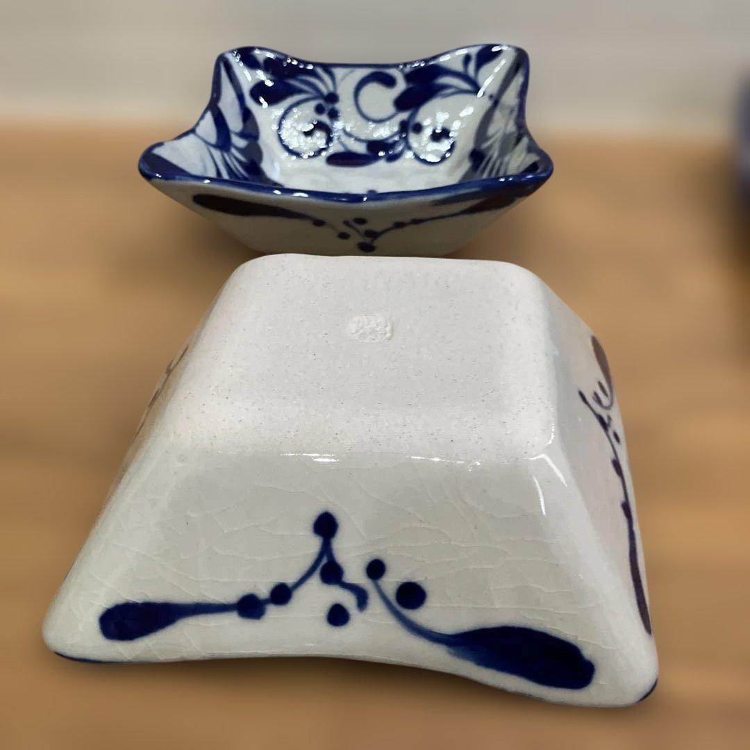 まろん、沖縄やちむん3皿セット未使用