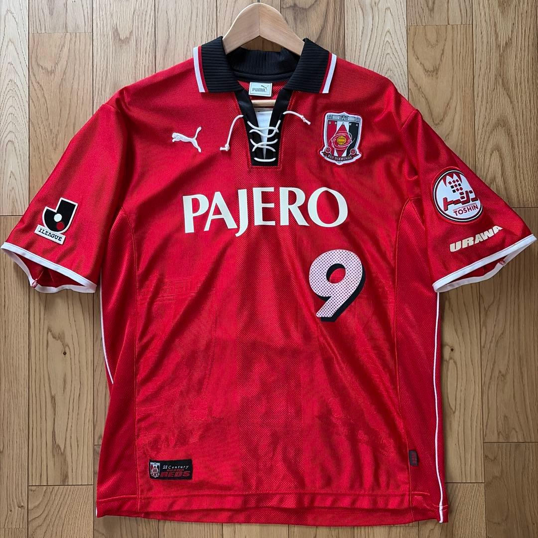 【タグ付未着用品】福田正博 引退記念ユニフォーム 浦和レッズ サイズ L~0