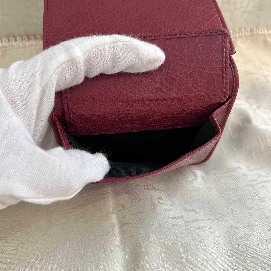 【美品】BALENCIAGA バレンシアガ 三つ折り 財布