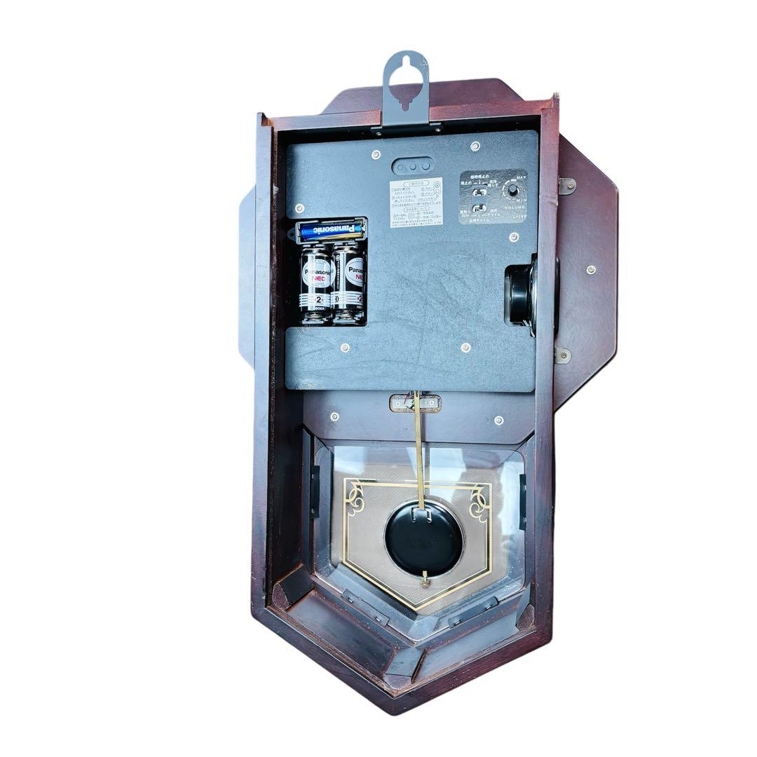 【美品】SEIKO セイコー　RQ205B 電波時計　柱時計