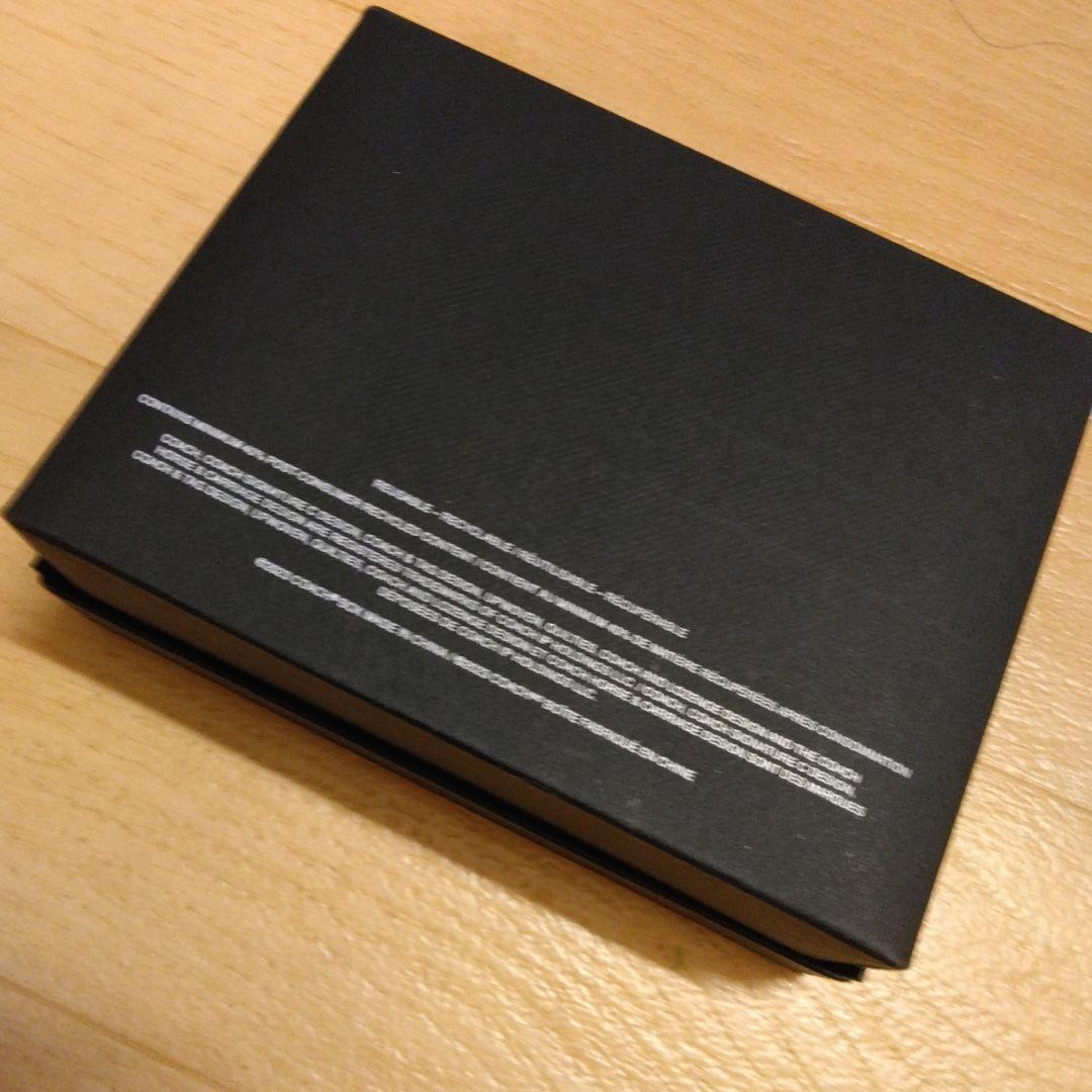 新品未使用　箱付き　コーチ　ミニトライフォールドウォレット　三つ折り財布　グレー