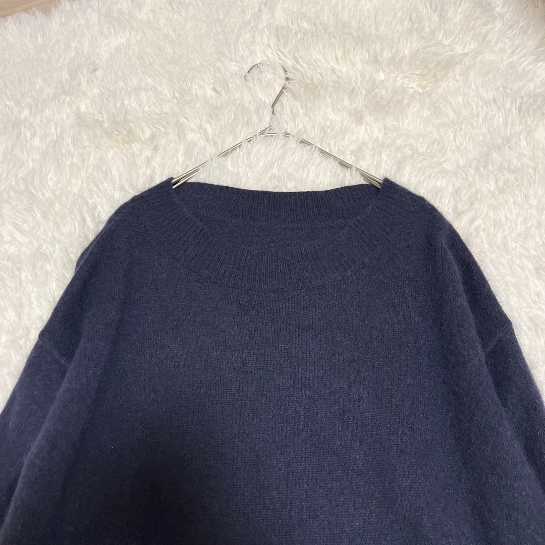 GRACE CONTINENTAL FOXファーアンゴラ混 ワンピース36