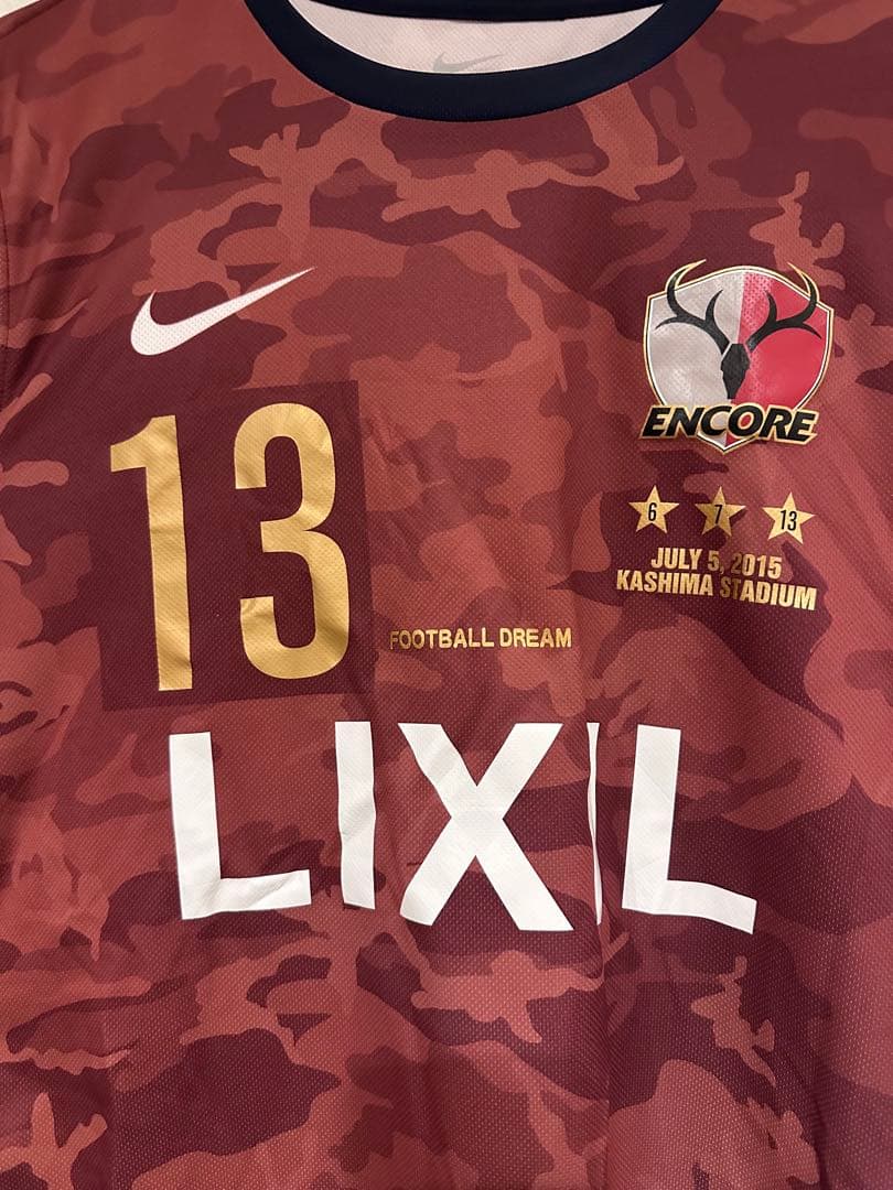 鹿島アントラーズ 柳沢敦 引退試合　記念ユニフォーム Lサイズ NIKE