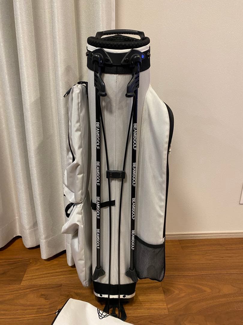 BEAMS GOLF スタンド式ゴルフバッグ ホワイト