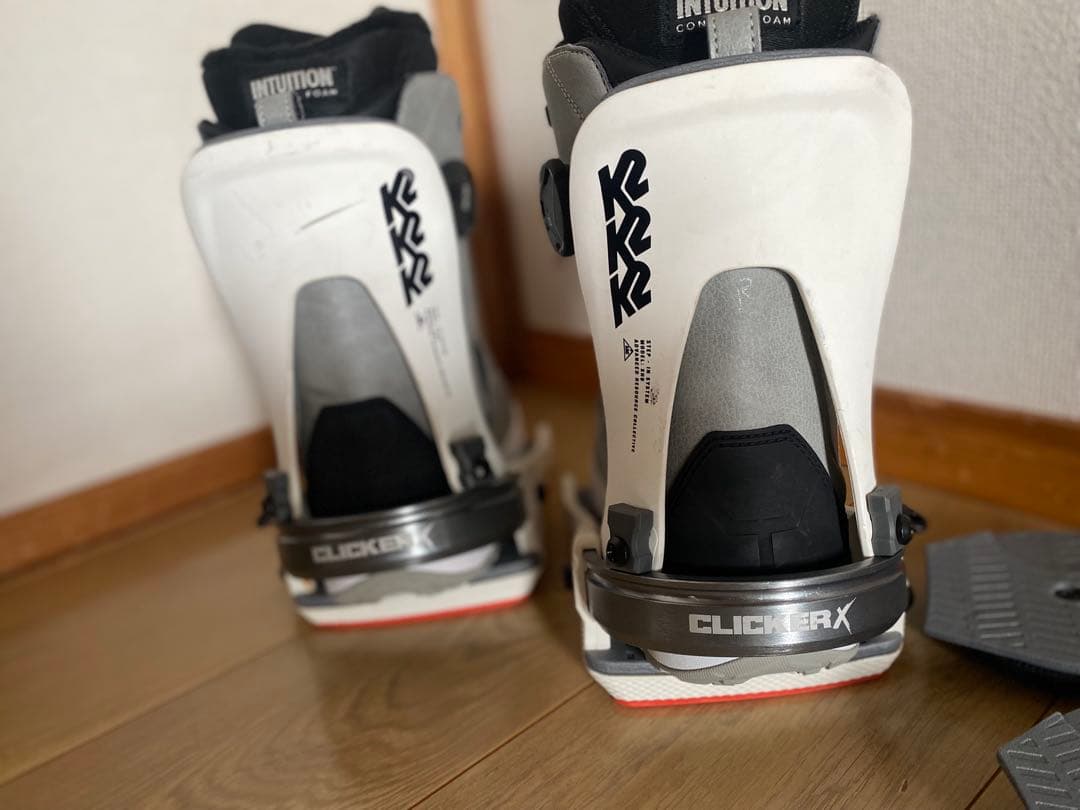 美品！K2 CLICKER ステップイン ブーツ/ビンディング 2点セット