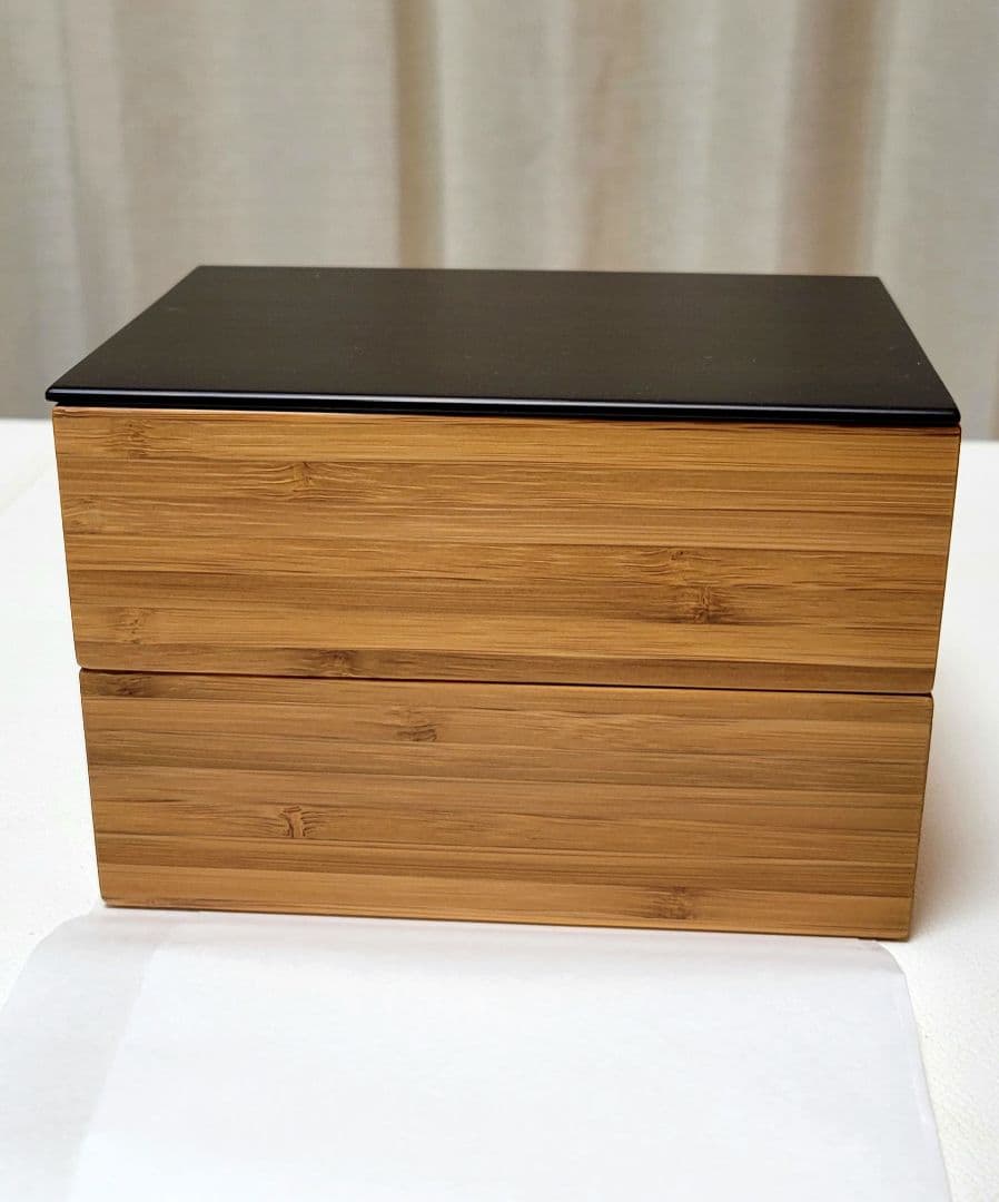 【新品・未使用】公長斎小菅　二段弁当箱　竹